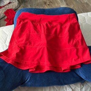 i liked this skirt but i bought it to long. it is worn but only once